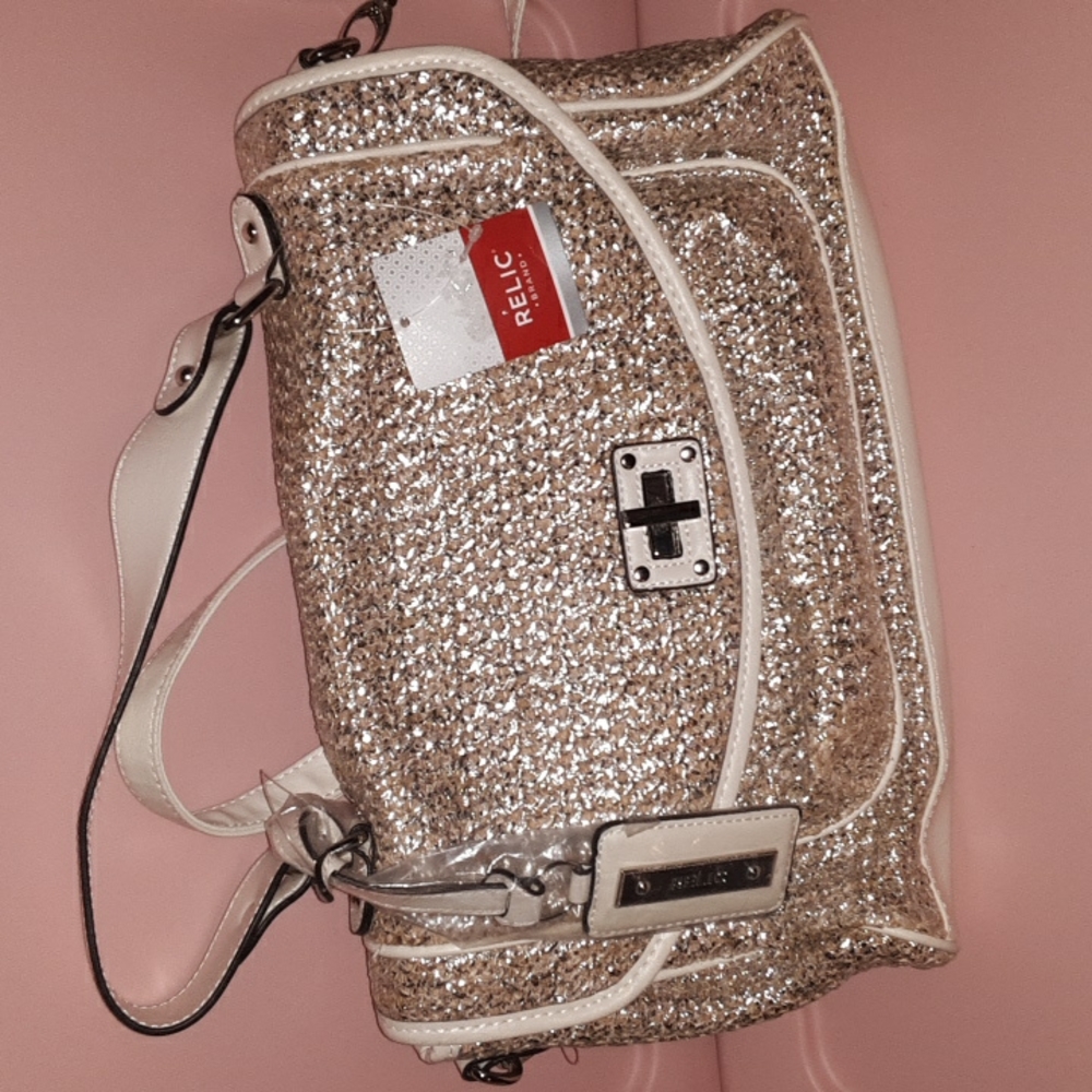 New!Relic Metallic Gold Handbag